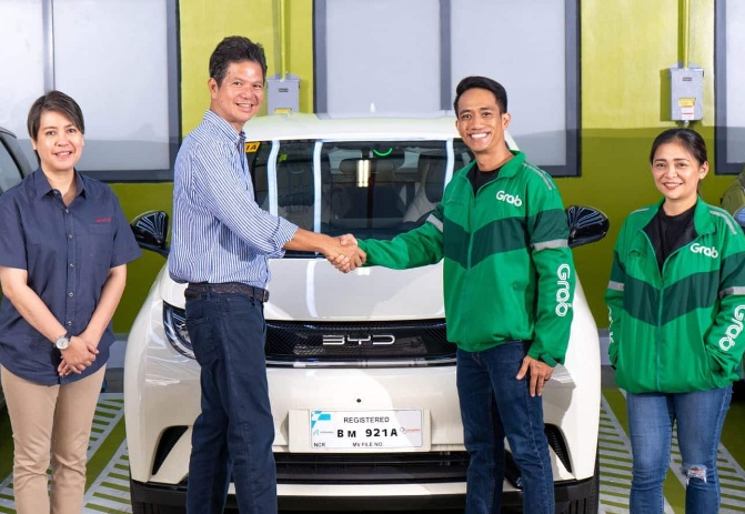菲律宾：Grab与比亚迪测试电动网约车